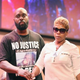 Michael Brown Sr. and Lesley McSpadden, the parents of slain teenager Michael Brown, attend a rally at Greater Grace Church in Ferguson, Mo., on Aug. 17, 2014.
Scott Olson/Getty Images